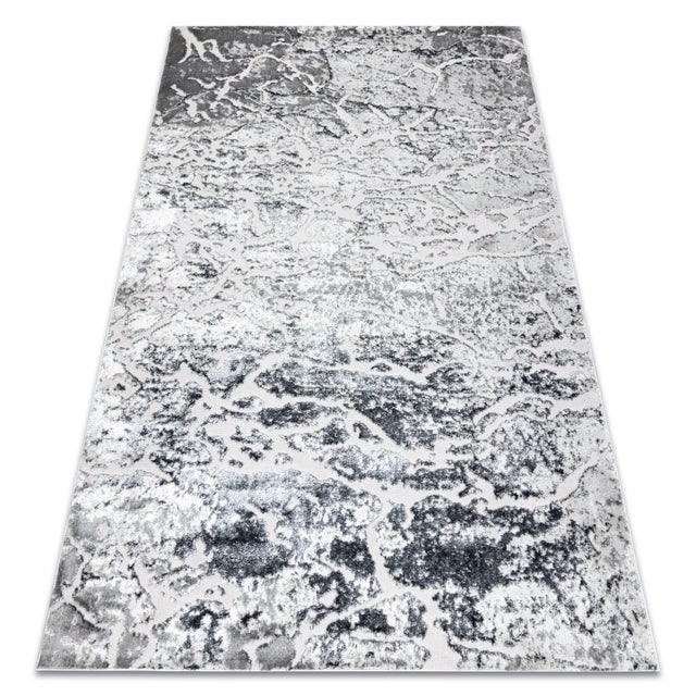 Dywan MEFE nowoczesny 6182 Beton - Strukturalny, dwa poziomy runa szary 160x220 cm