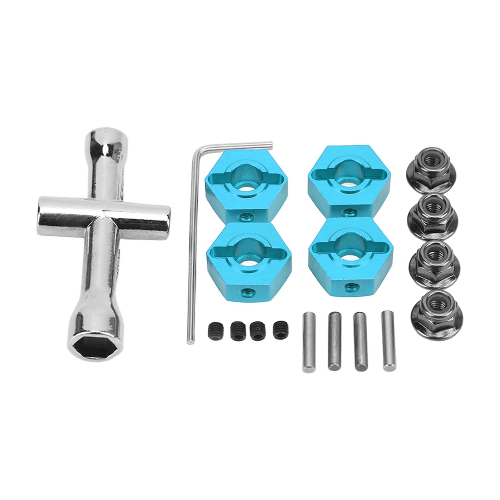 Hexagone Voiture 1/10 Jantes 1,9/2,2 – Adaptateur Hexagonal 12 Mm – Pour Voiture RC 1/10 SCX10 TRX-4 D90 – Neuf
