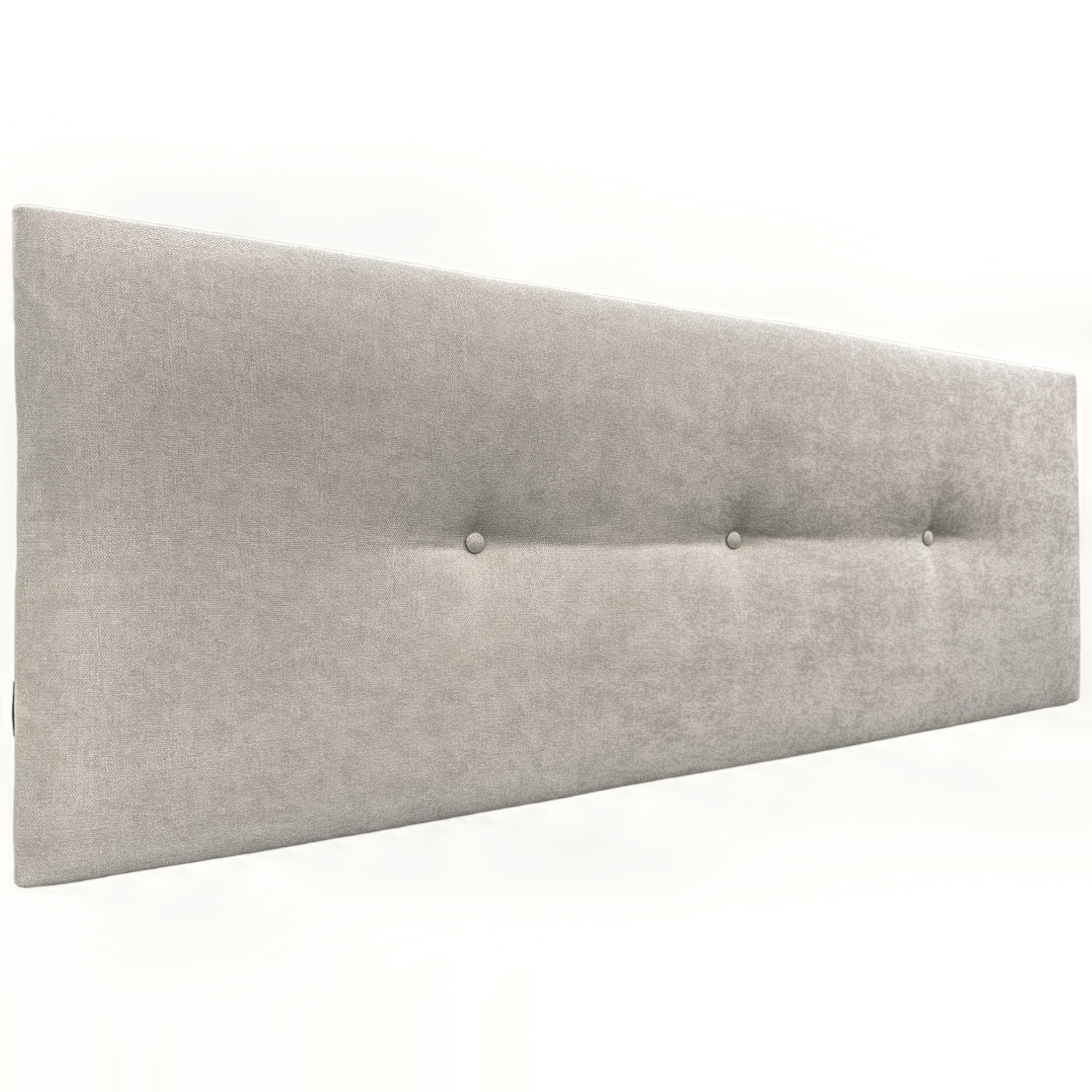 Dhome cabecero de tela aqualine liso con botones 160x50cm camas 150/160 - beige