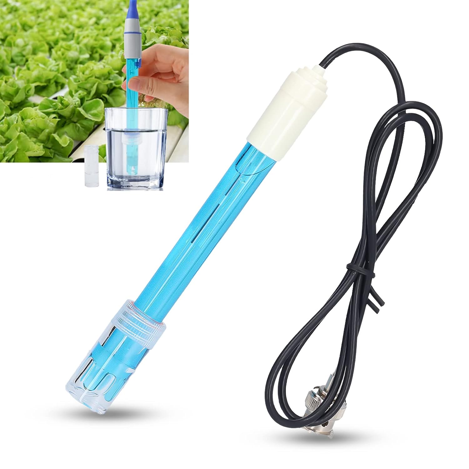 Sonda PH, cyfrowy miernik PH w pisaku do wody, elektroda o wysokiej precyzji, wymienna, czujnik BNC Tester dla przemysłu