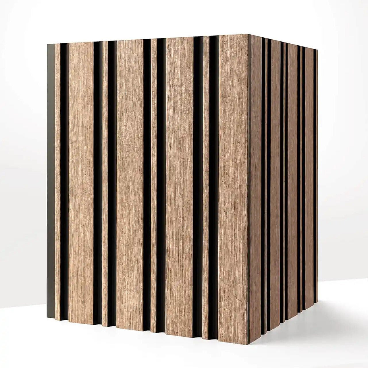 Lame Murale Effet Tasseau BLOIS CHÊNE & NOIR 12,2x270x1,2 cm - Maison du Revêtement - 3