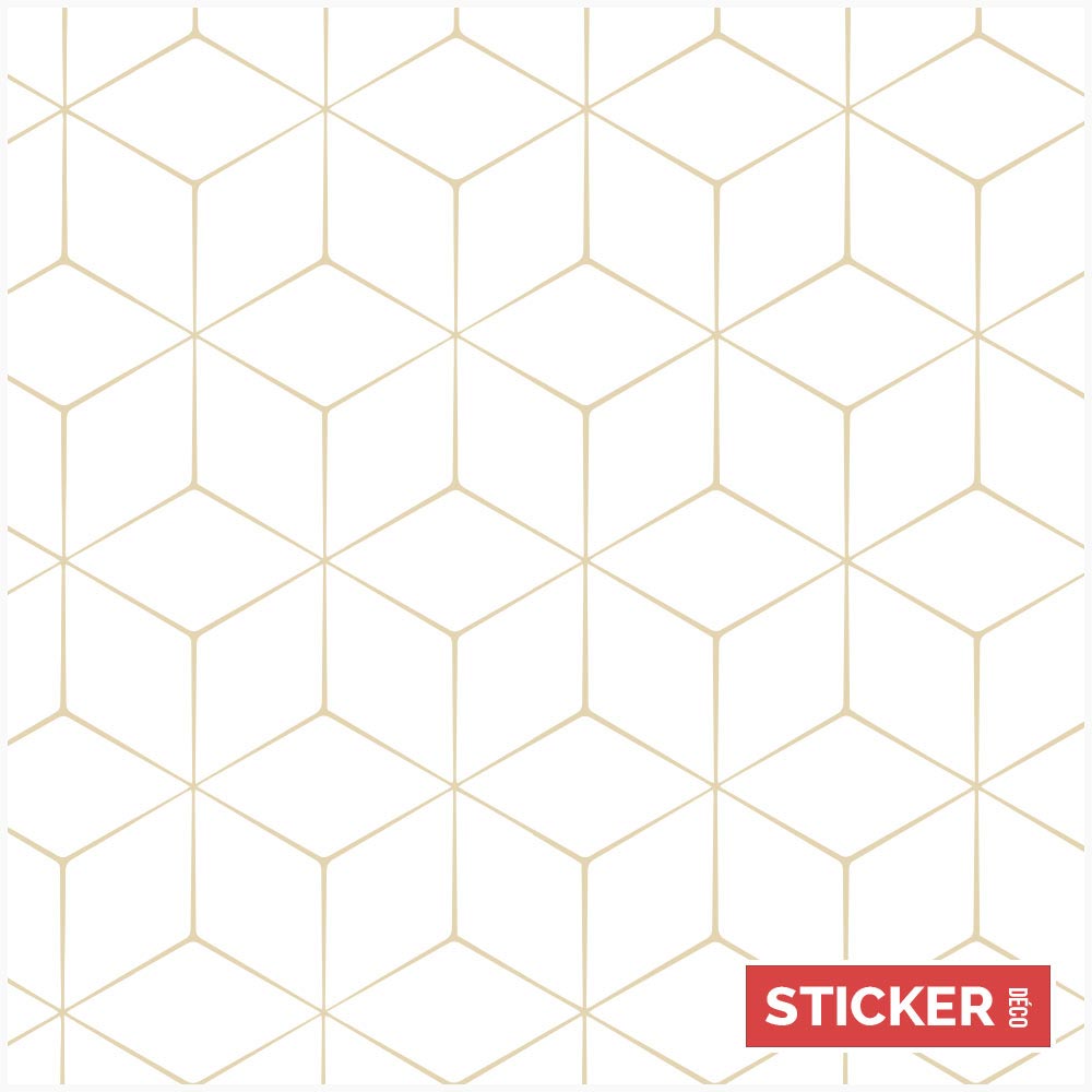 Crédence Adhésive Cube Retro - 400 x 40 cm - 2