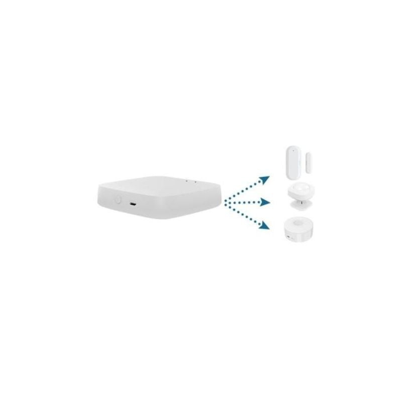 Kit de 4 Têtes Thermostatiques Connectées Universelle avec Ecran LCD + Passerelle ZigBee - SILAMP - 3