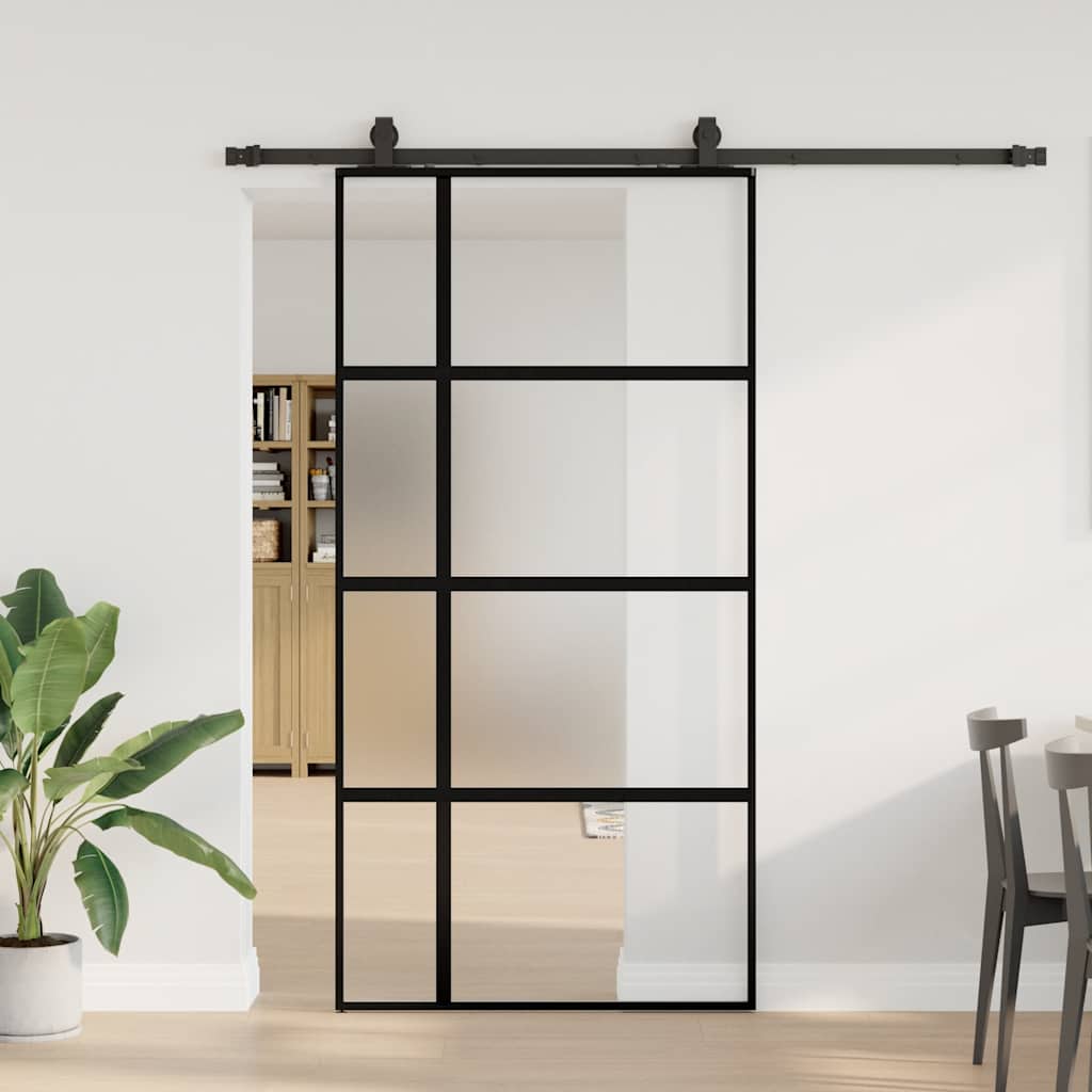 Con panel de vidrio insertado