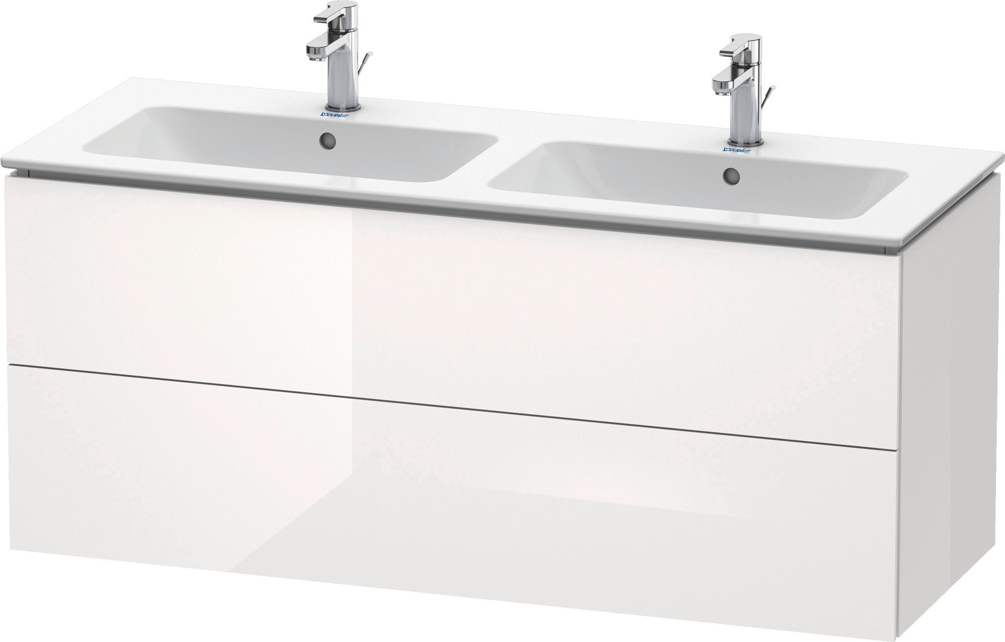 Duravit L-Cube Mueble de pared, 2 cajones, anchura: 1290mm, para Me by ...