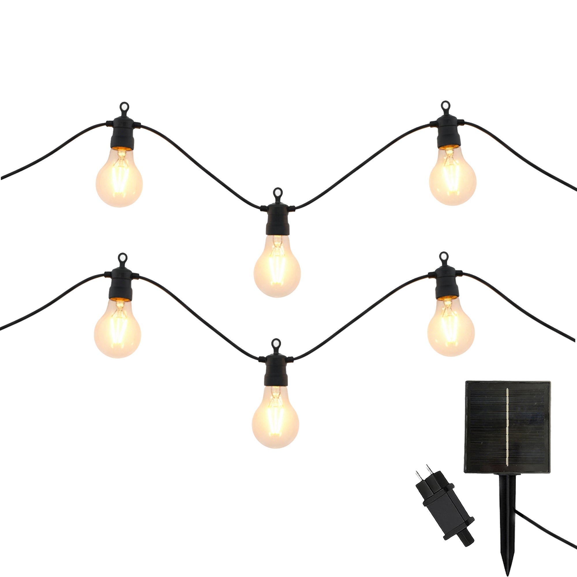 Lampki solarne PARTY MAX 10LED 7,5M