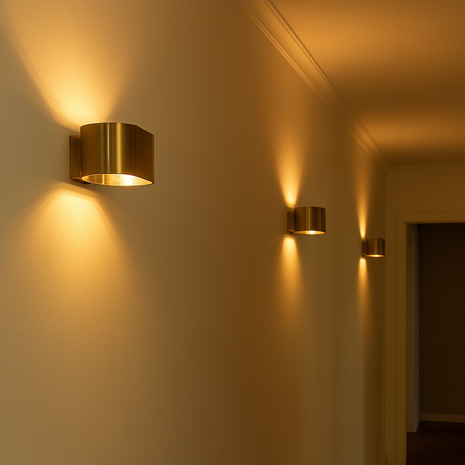 Applique da Parete per Interni Bronzo Invecchiato “BAYONA PRO” – Luce Su e Giù, Struttura Metallica, Attacco G9 (Lampadina Non Inclusa) - 7