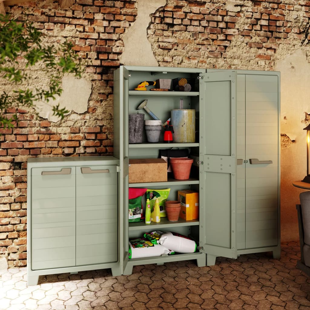 Armoire De Rangement D ext rieur Polyvalente Planet Gris Jade Keter armoire-de-rangement-d-ext-rieur-polyvalente-planet-gris-jade-keter