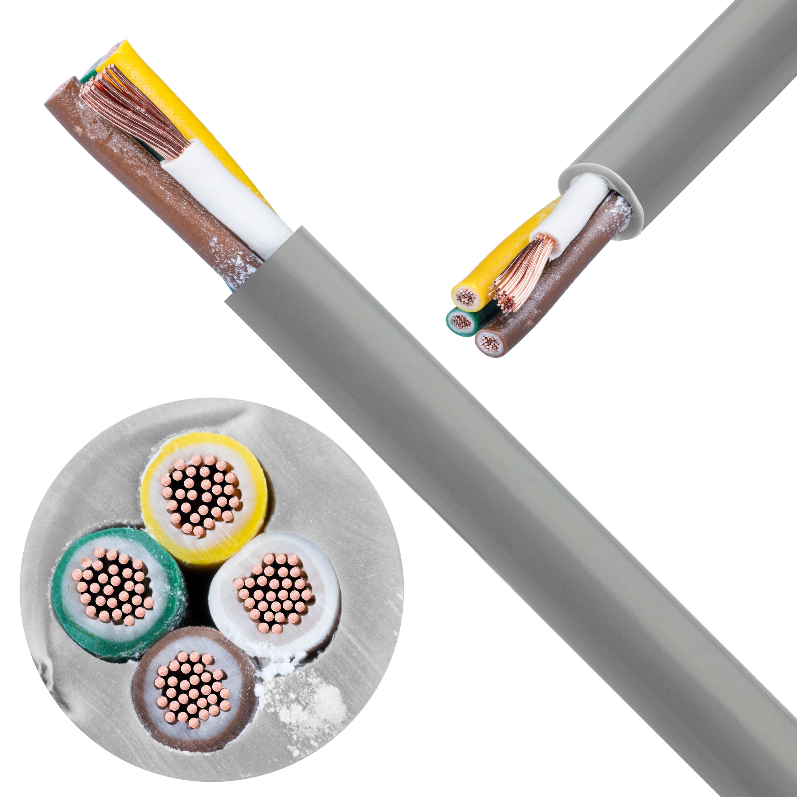 Kabel sterowniczy BiT LIYY 4x1,5mm2 szary 300/300V olejoodporny linka Bitner 100m