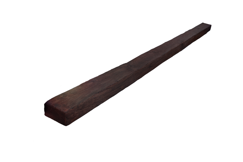 Viga Imitación Madera 14.5cm de ancho x 8cm de alto x 3m de largo color Nogal oscuro decorativa de poliuretano VU0009-NO - 3