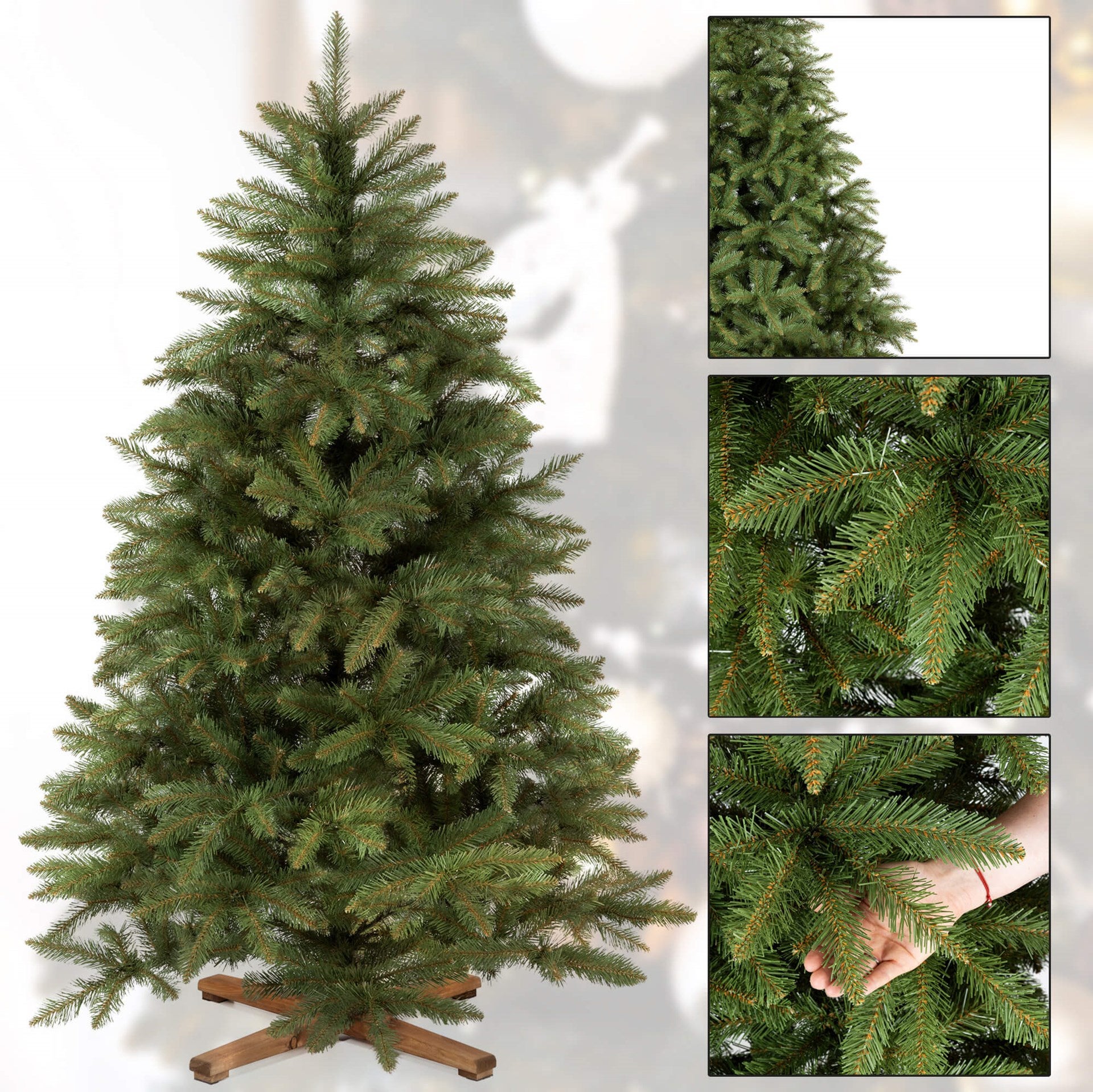 Choinka sztuczna Premium Royal Trees 180 cm świerk kaukaski z stojakiem, drzewko - 8