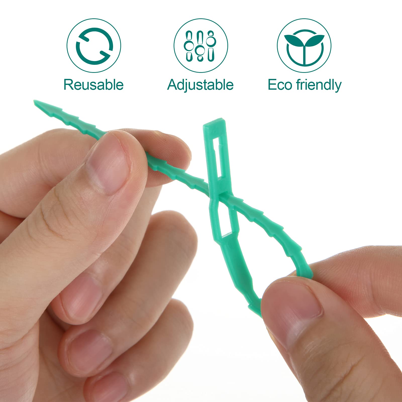 Attaches réglables pour plantes, 20 pièces, attaches flexibles pour plantes de jardin, attaches torsadées multifonctions pour plantes, 22cm - 8
