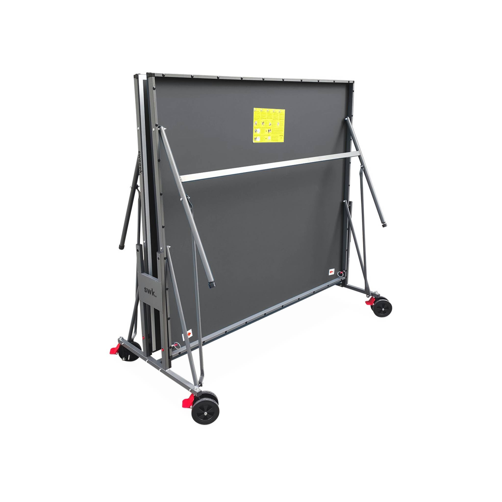 Table de ping pong INDOOR gris - table pliable avec 2 raquettes et 3 balles. pour utilisation intérieure. sport tennis - 3