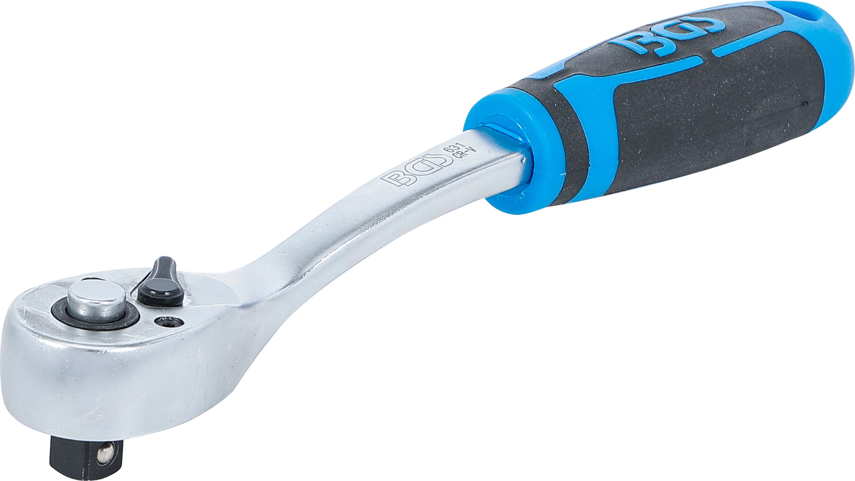 BGS 631 | Cricchetto reversibile | dentatura fine | uscita quadrato esterno 10 mm (3/8")