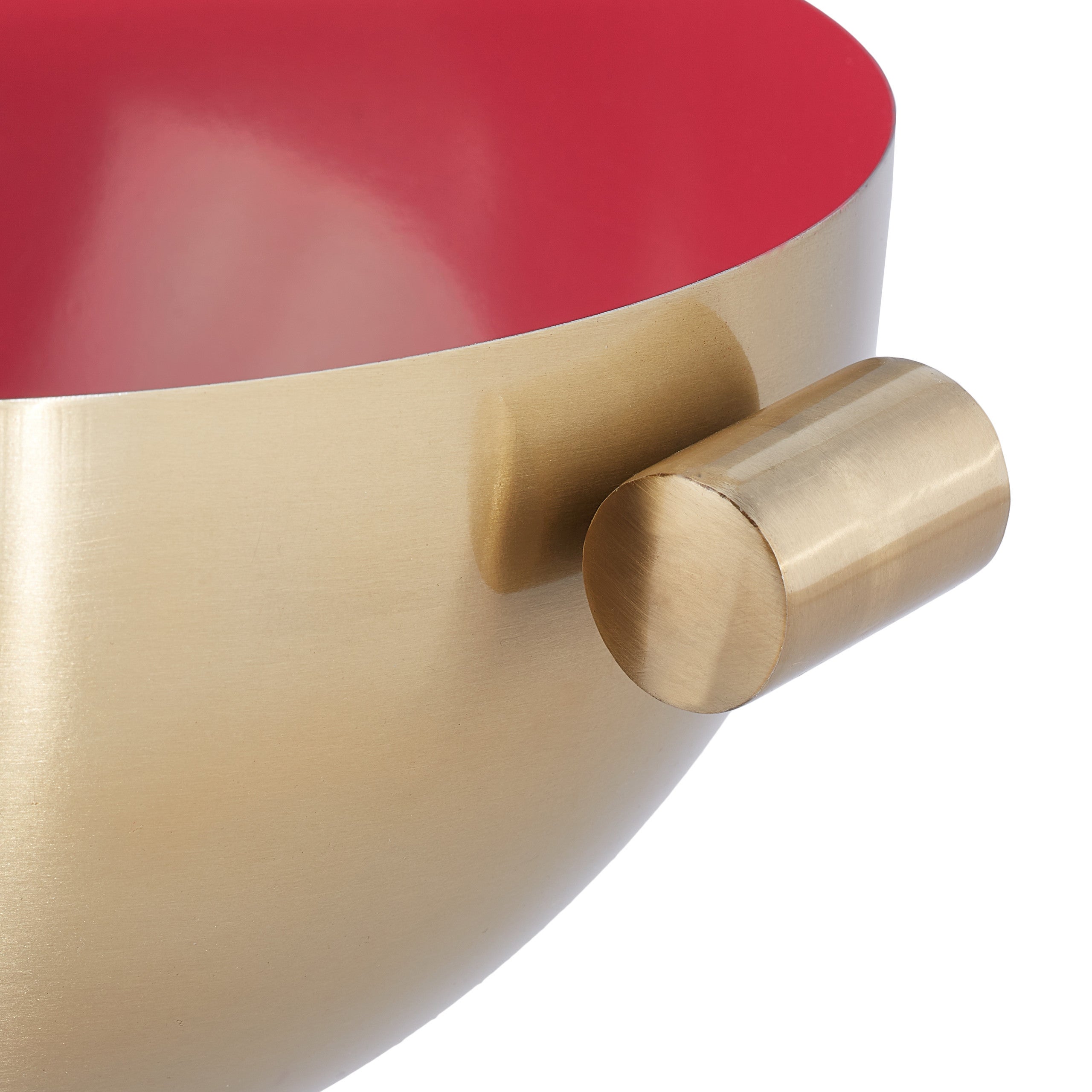 Relaxdays Ciotola da Portata, Insalatiera, Ø 24,55 cm, Rotonda, Accio Inox, Tavola e Cucina, Snack e Impasti, Oro Rosso - 6