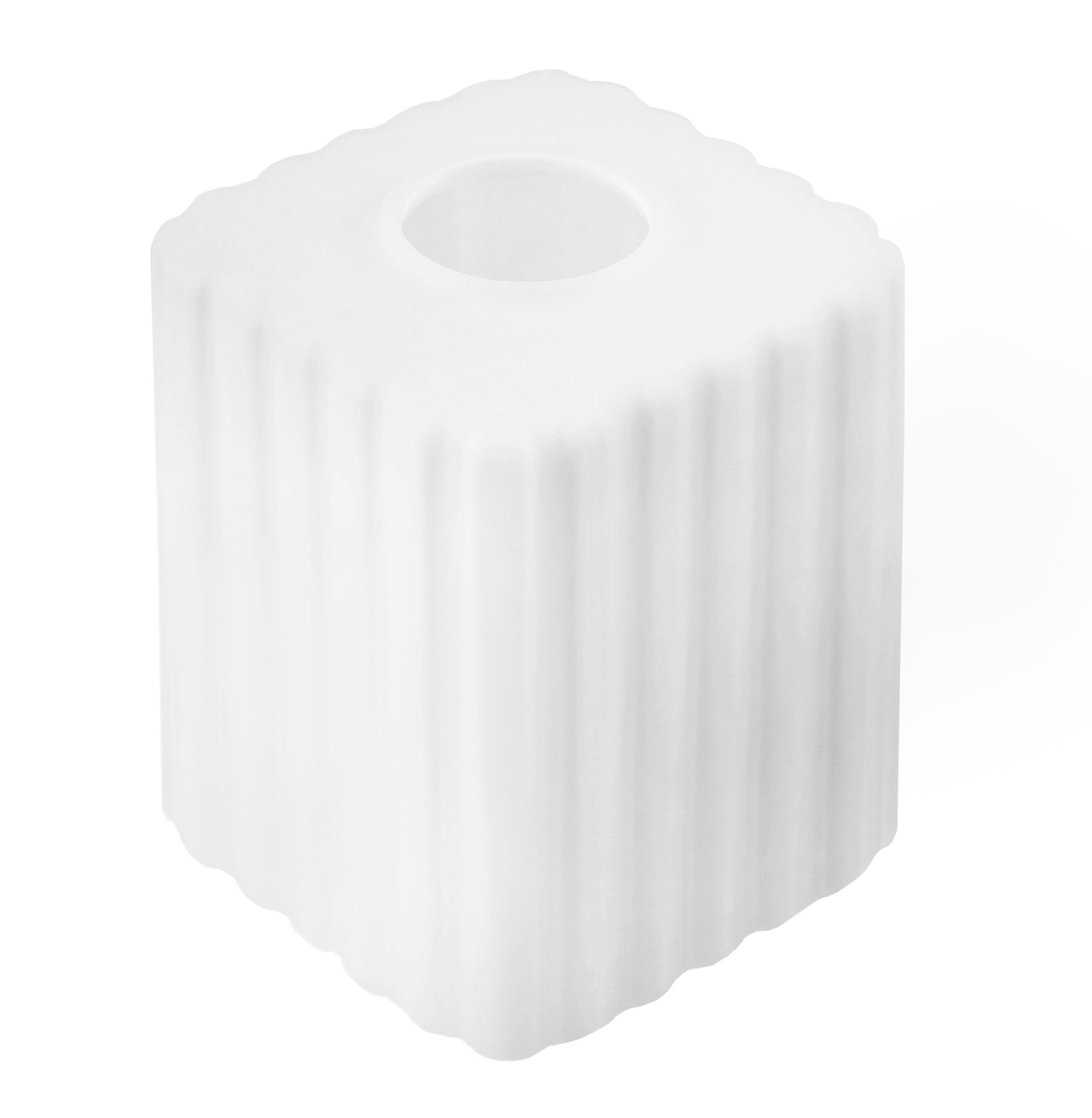 Klosz do lampy sufitowej wiszącej Riffle biały kwadrat modern 10cm Light Home LH