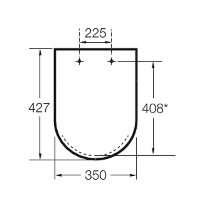 Sedile e coperchio Supralit con chiusura ammortizzata, WC sospeso The Gap con serbatoio basso a parete quadrato in bianco - 2