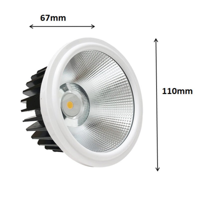 Ampoule LED AR111 20W COB Rond (Pack de 5) - Blanc Neutre 4000K - 5500K - SILUMEN - 3