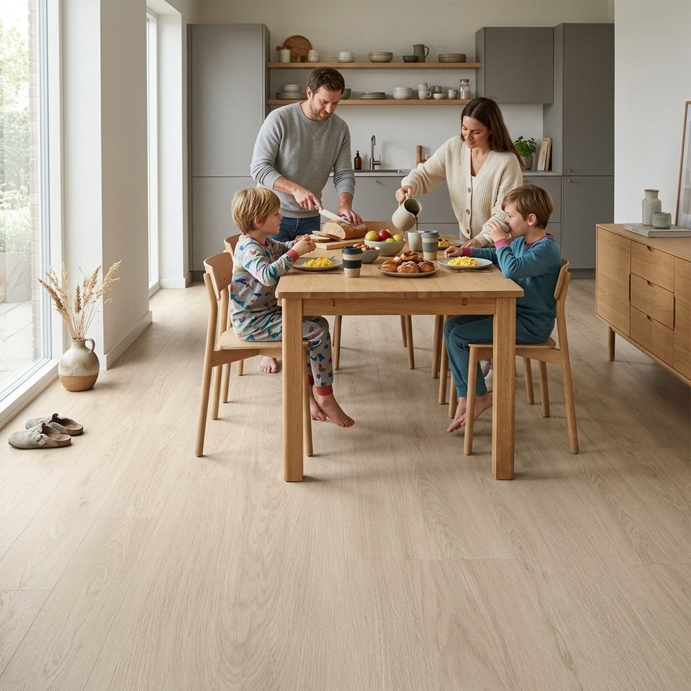 Arquiservi® - Piso Vinílico Autoadesivo em PVC Carvalho Natural 25 m² - Para residências e empresas | Impermeável | Fácil Instalação | 2 mm - 7
