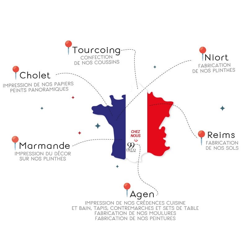 Kit de 4 moulures murales en bois Pin des Landes - Prêt à coller et peindre - Antoinette - 4 mètres - 8