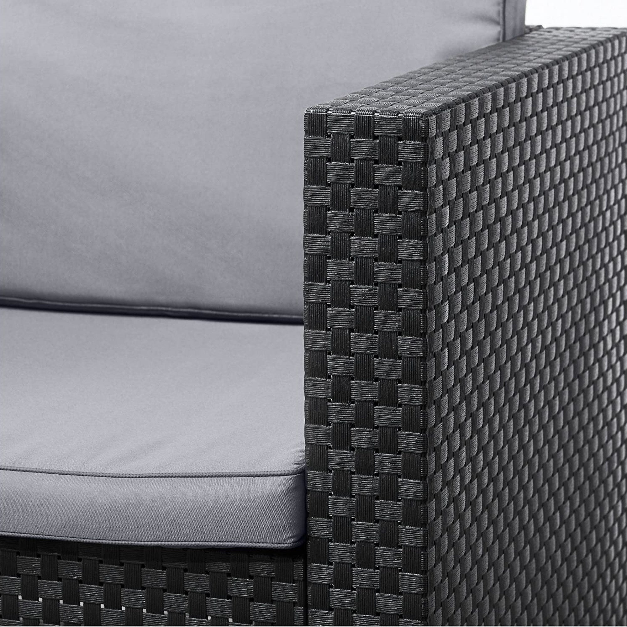 Conjunto jardim/terraço de 2 cadeirões+1 mesa. diva tete grafit sp berner - 7