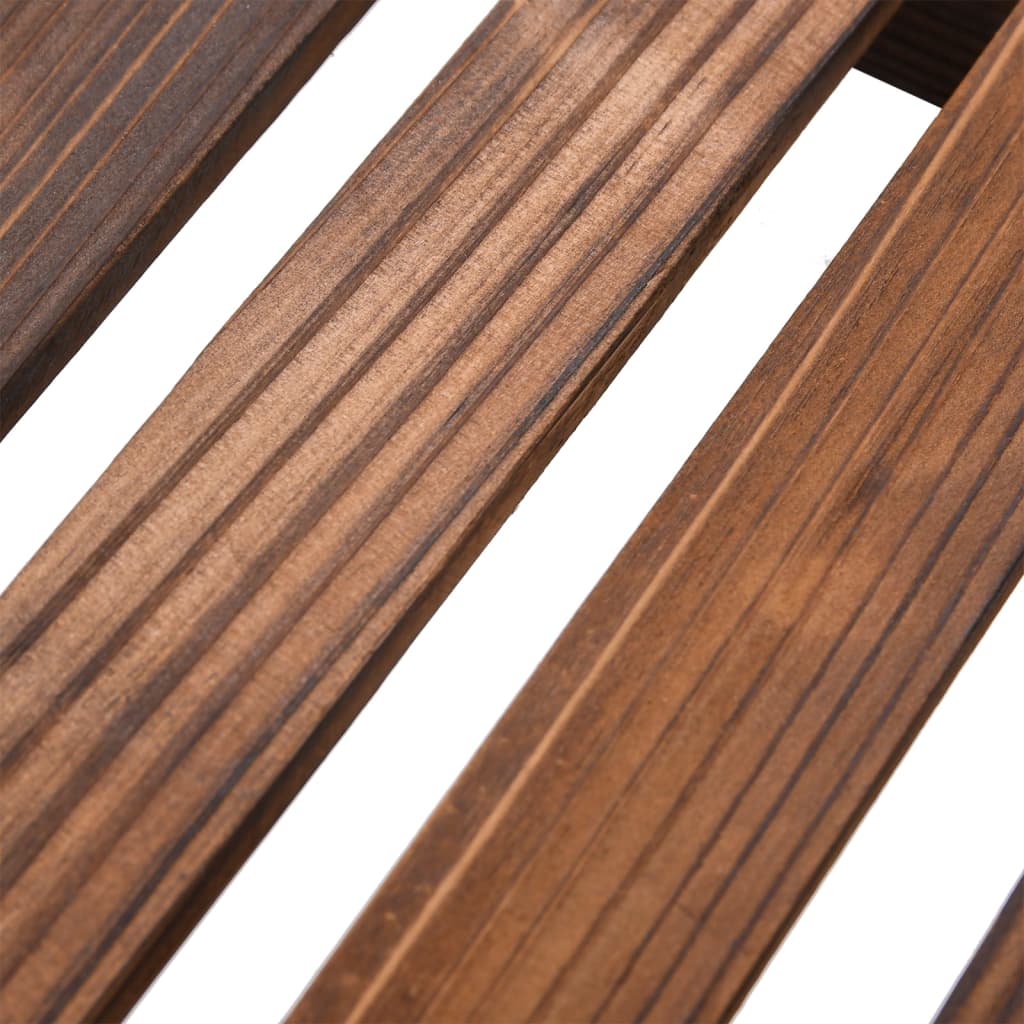 Jardinière | Support à fleurs 62,5x61,5x101,5 cm bois massif de sapin CFW74134 - 7