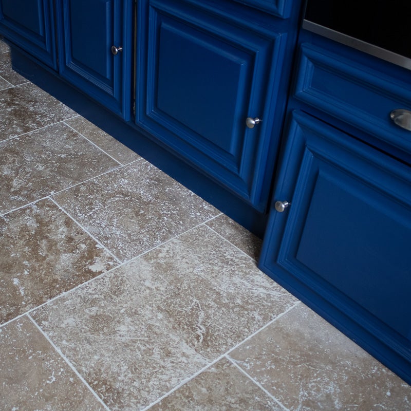 Travertin pierre naturelle mur/sol premier choix mix Opus Romain Ep. 1,2cm - Vendu au lot de 0.74 m² - 2