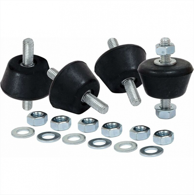 Lot De 4 Blocs Coniques Anti-vibration M8 Pour Climatiseur, Neufs, Dimensions 13x12x3 Cm