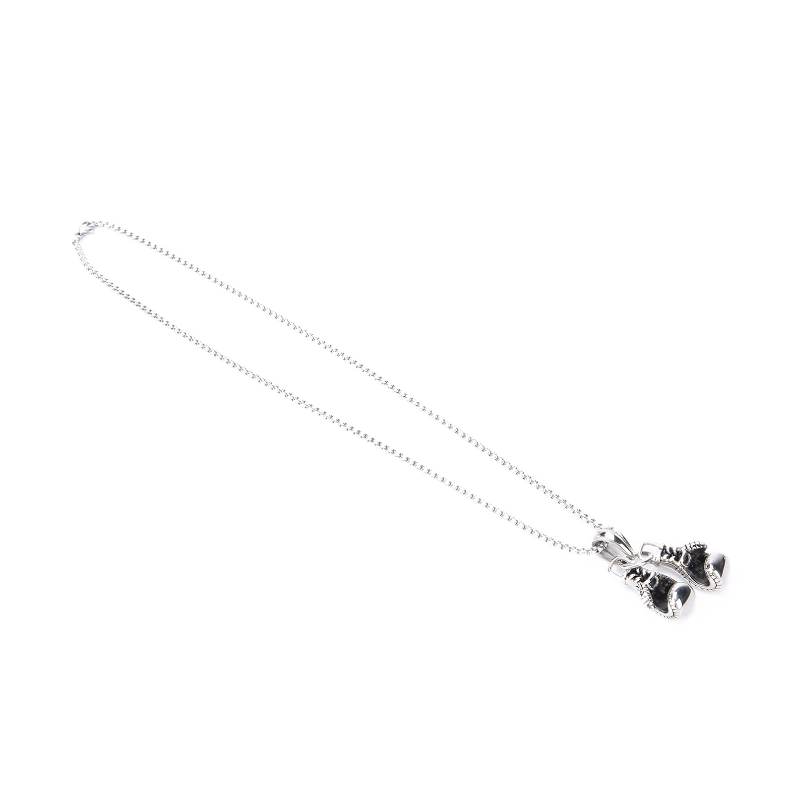 Collier Pendentif Gant De Boxe Argenté - Neuf Avec étiquettes, Alliage, Thème Sportif, Fabriqué En France