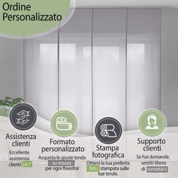 Tende a Pannello Scorrevoli Armonia del Mare 270x60 - 8