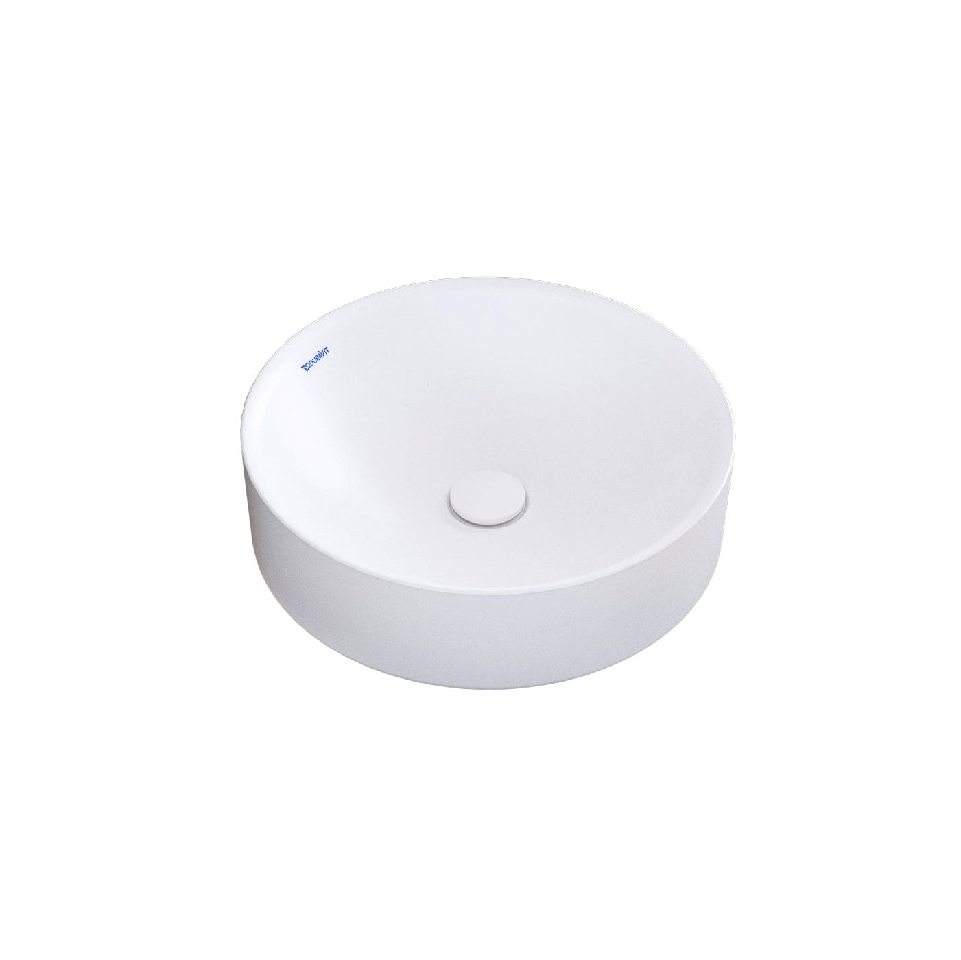 DURAVIT Umywalka nablatowa Duravit DuraCielo - Odlew mineralny - Ø 40 cm - Kolor biały mat