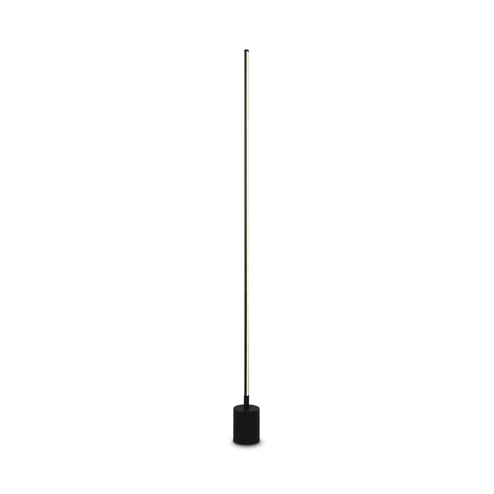 Lampa podłogowa stojąca Flow czarna LED 25W 2600lm wym: 145 x 1,6 x 1,6 cm akryl Maytoni