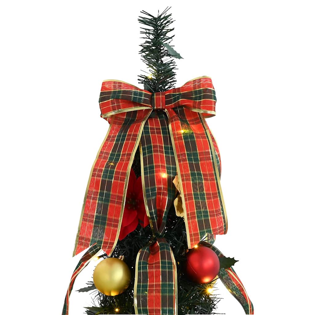 Árbol de Navidad Artificial 50 LED Verde 120 cm PVC Ahorro Energético Ideal para Interior y Exterior ComfortXL - 5