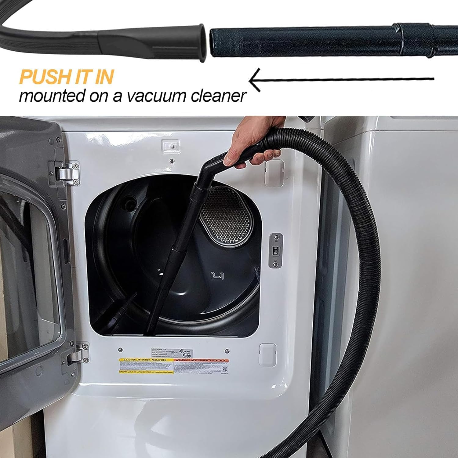 Embout Aspirateur Universel Accessoires pour Aspirateur, Suceur Plat Long et Flexible pour Tous les Aspirateurs Avec Raccord de 35/32mm, Buse Universe - 5