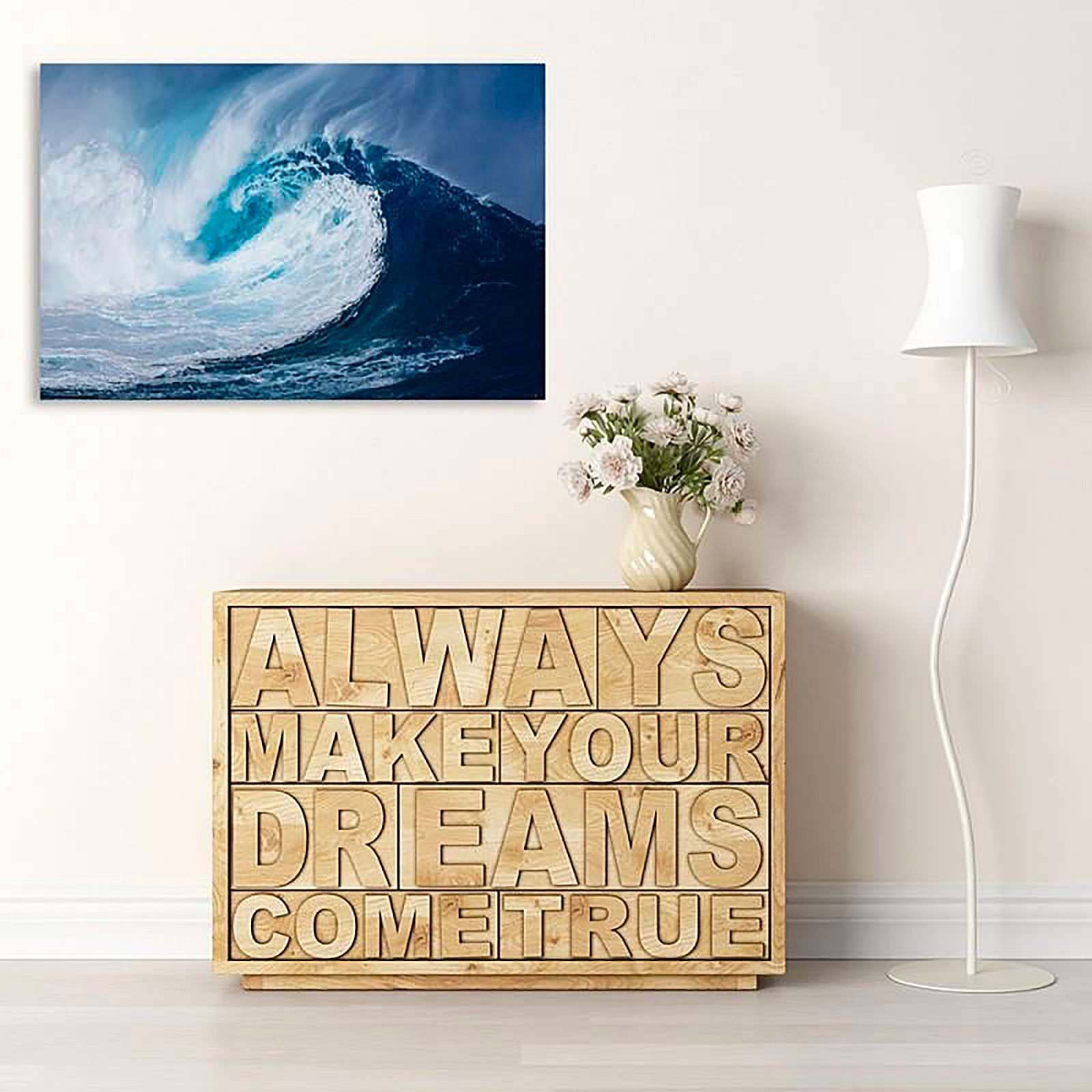 Tableau vague de la mer - 70 x 50 cm - 4