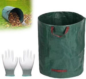 Sac à Feuilles 200L Robuste - Pour Nettoyer Jardin, Cour Et Parc Facilement