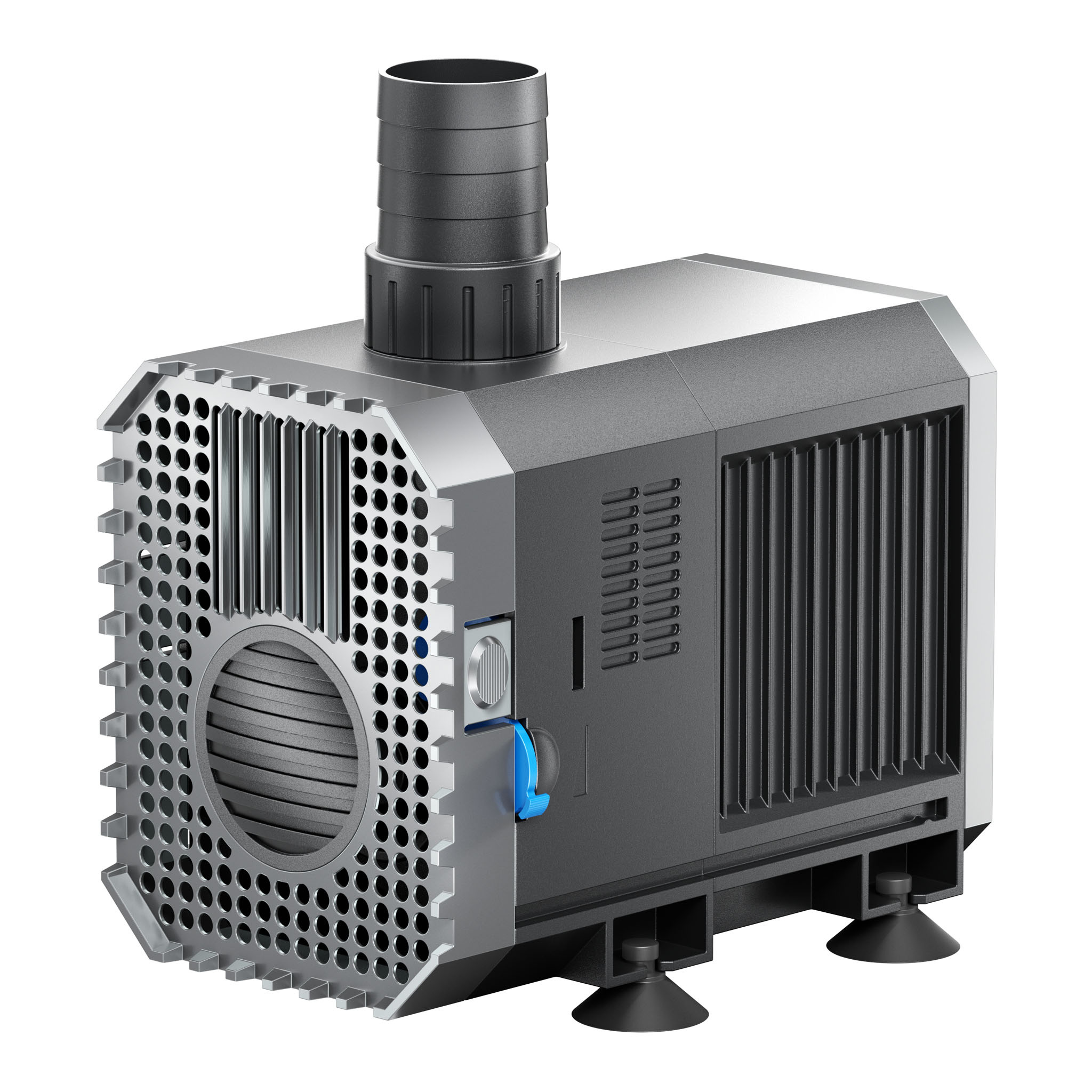 Pompa Da Laghetto SunSun CHJ-1503 Eco – 1500 L/h, 25 W, Con Spugna Filtrante E Funzione Fontana, Portata Regolabile 0-100%, Per Stagni E Pesci