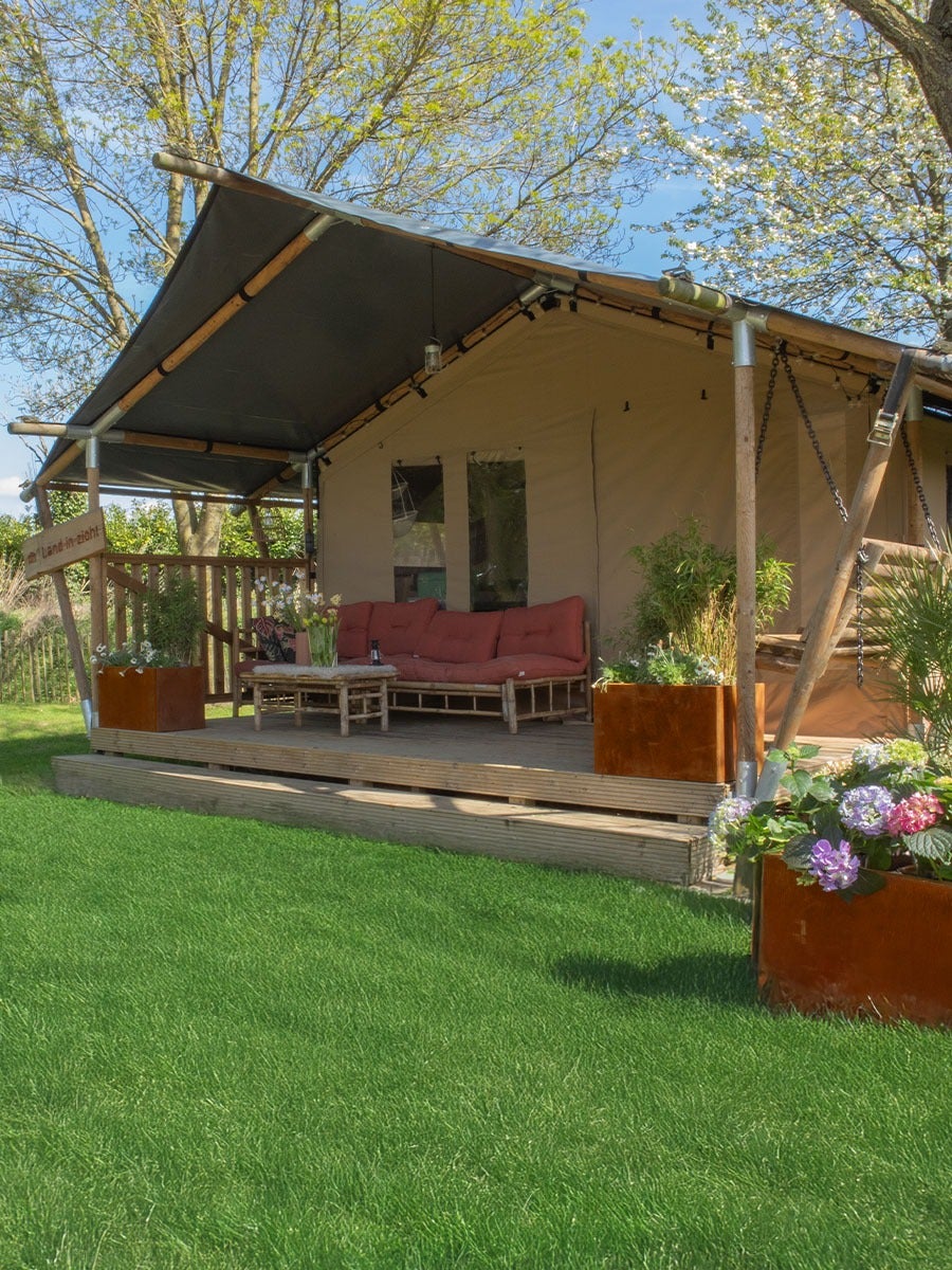Acier Corten Jardinière Carré pour le jardin | (60x40x40cm) - 2