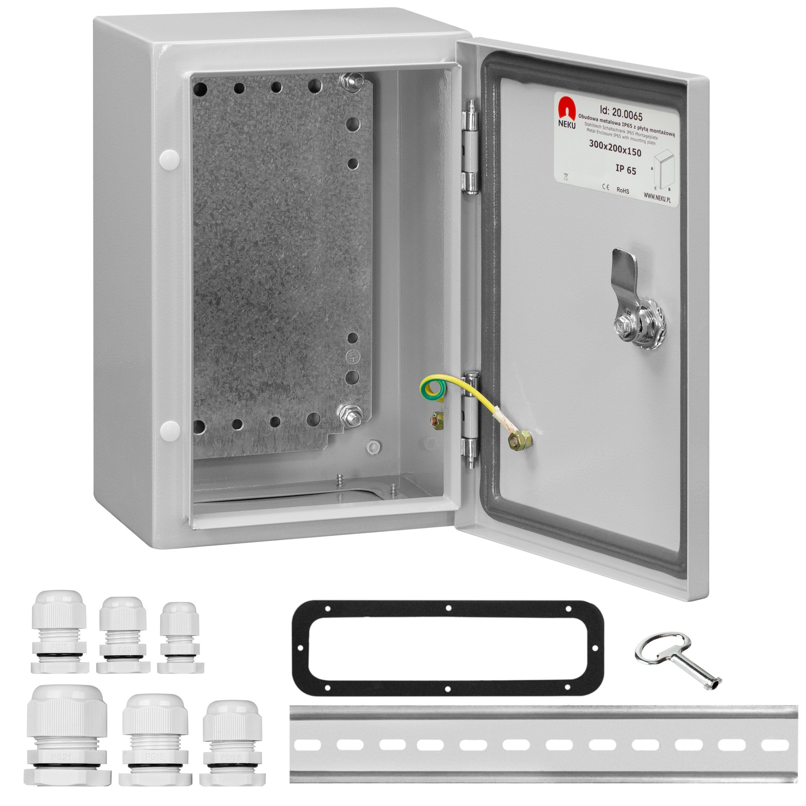 SKRZYNKA ELEKTRYCZNA ROZDZIELNIA IP65 DIN 30x20x15