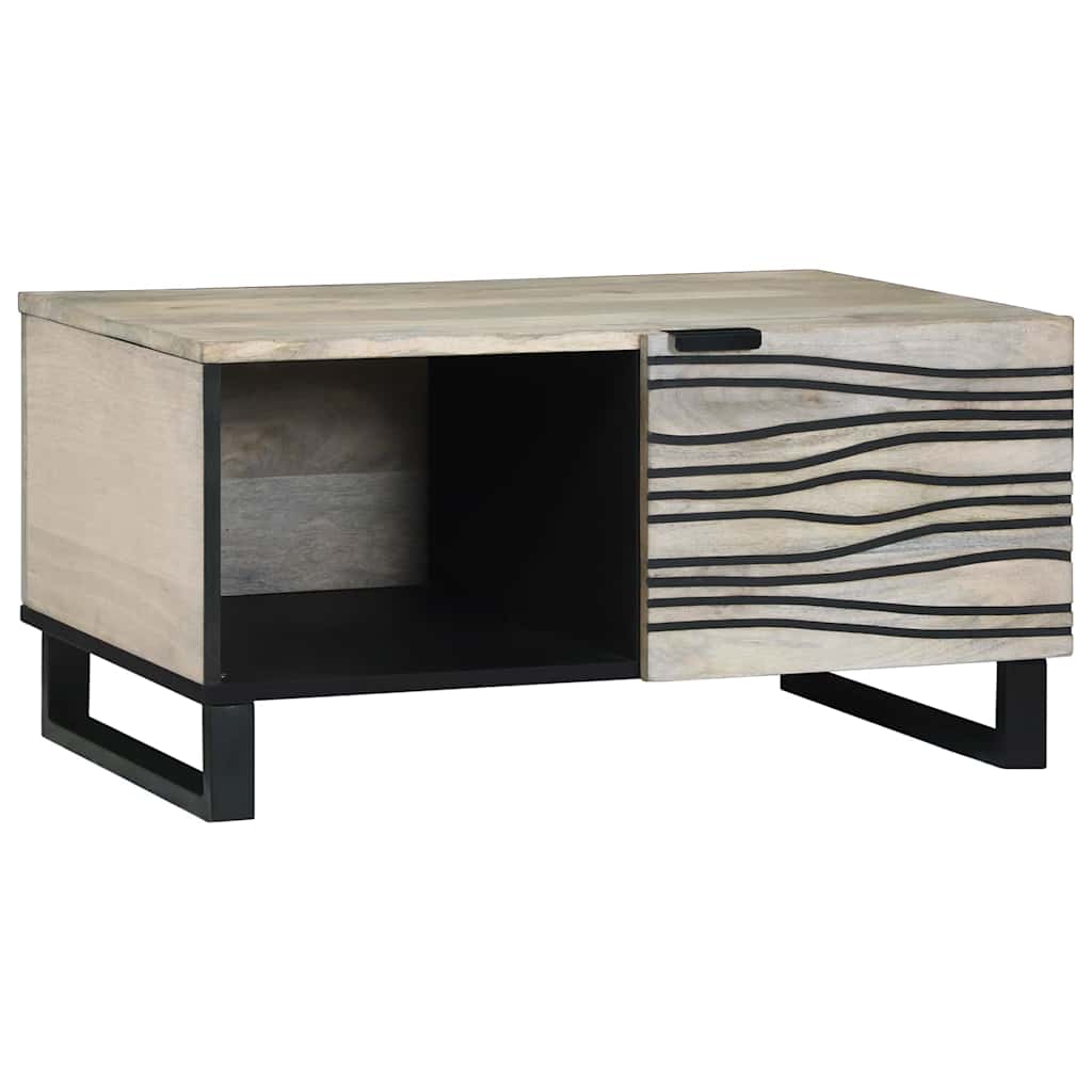 Stolik kawowy Biały 80 x 50 x 40 cm Drewno inżynieryjne vidaXL