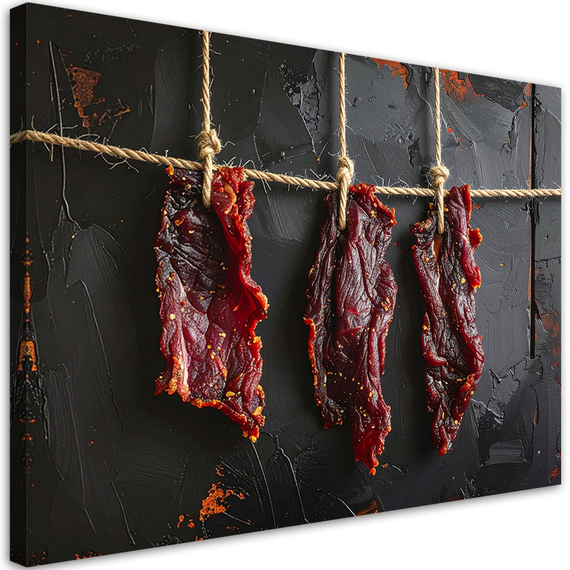 Obraz do kuchni restauracji baru jadalni, Suszone czerwone mięso 60x40