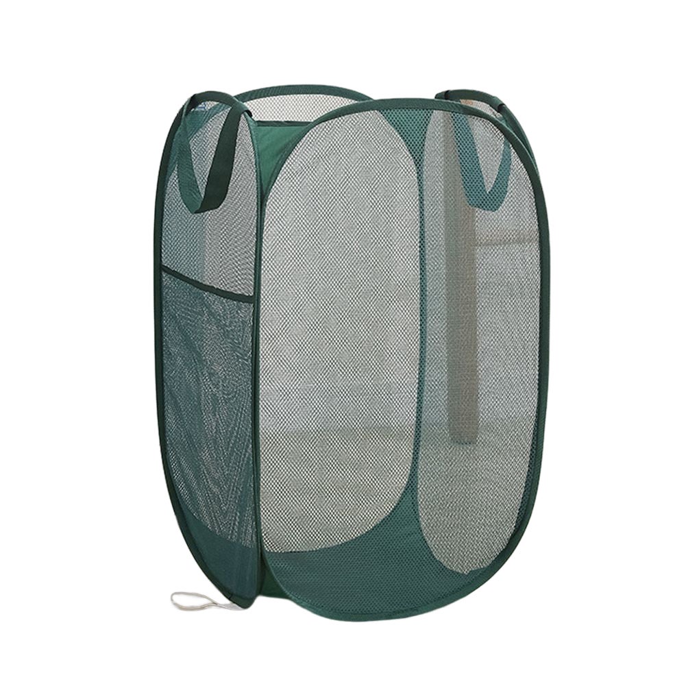 Panier à Linge Rond Pliable Imperméable – Poignées, Taille M (49,6x15,7 Cm), Pour Vêtements, Jouets, Couvertures - 2