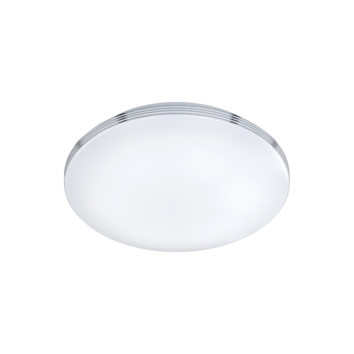 Plafon okrągły LED APRAT 18W 3000K 1600lm akryl srebrno-biały wym:10x35x35cm IP44 Trio