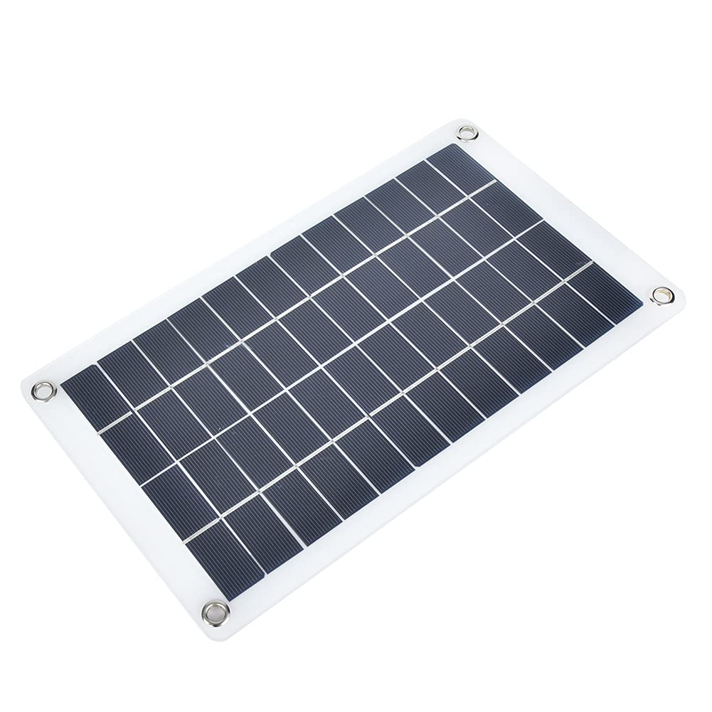 Chargeur Solaire Portable 5W 5V - Panneau Solaire Pliable étanche - USB Pour Téléphone, Appareils Faible Puissance - 16,5 X 9 Cm