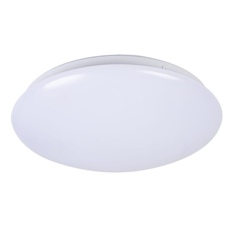 Plafon okrągły CORSO LED 12W Neutralna biel 900lm biały wym:6,5x27,8x27,8cm IP44 Miledo