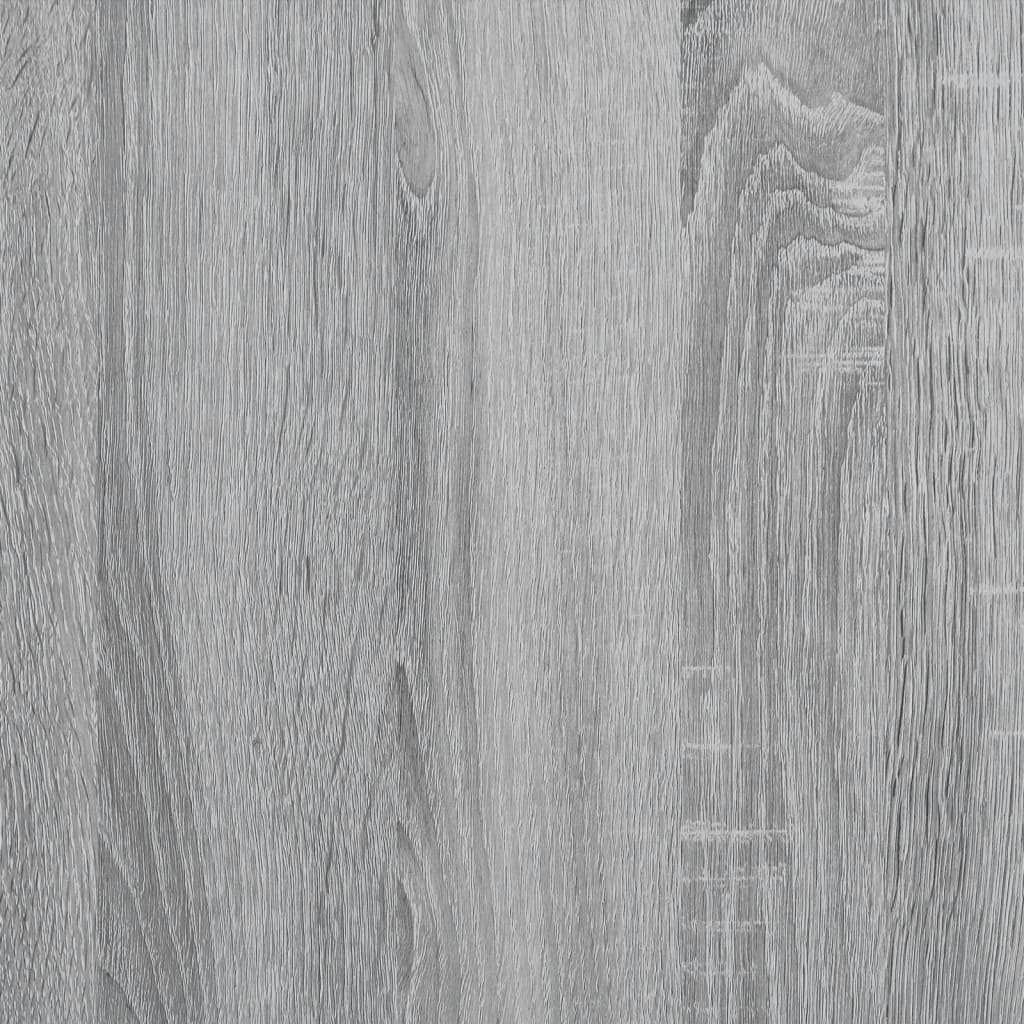 vidaXL Meuble TV sonoma gris 210x35x41 cm bois d'ingénierie - 9