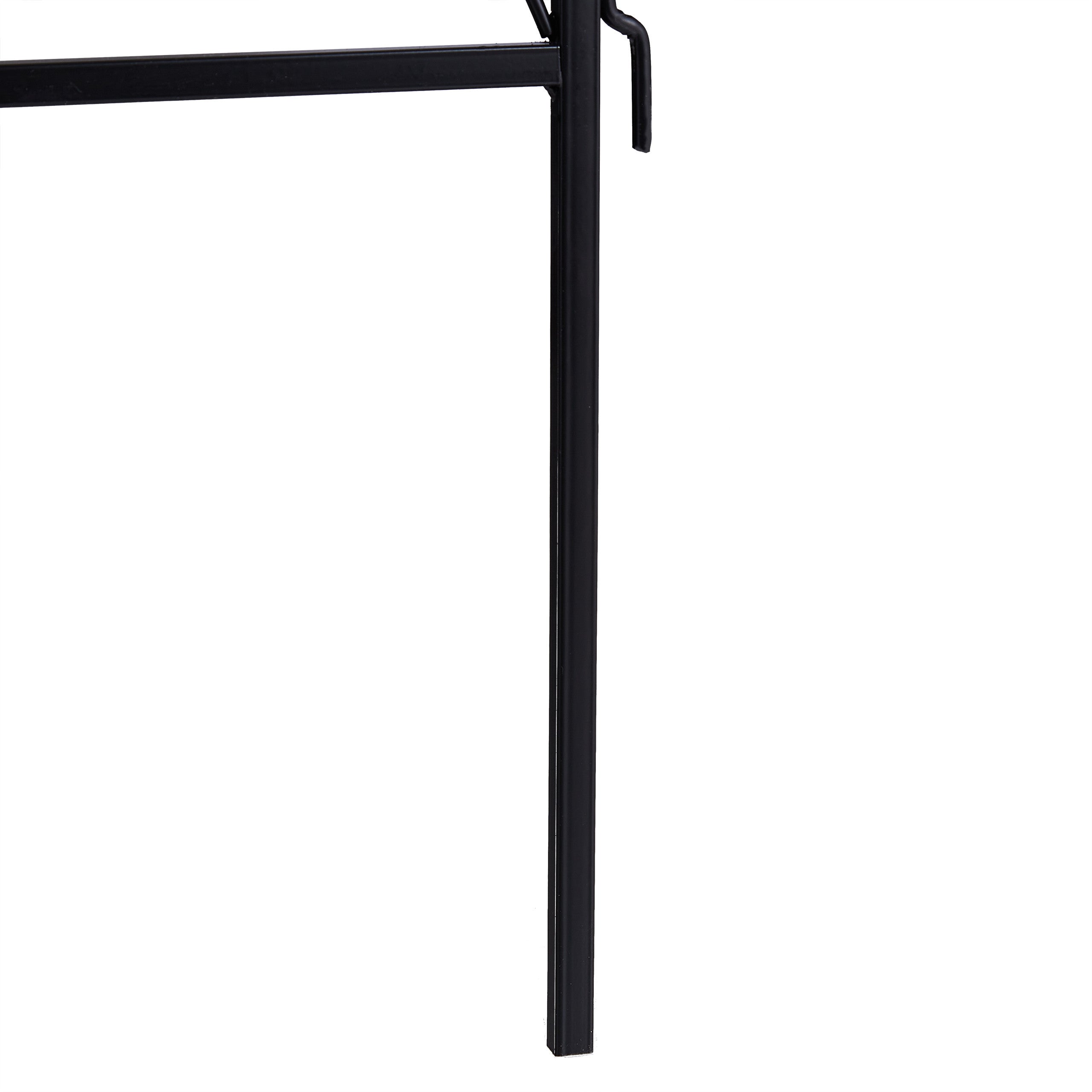 treillis de jardin, métal, lot de 3, à planter, support pour plantes grimpantes, 122x31 cm, jardin, noir, Relaxdays - 8