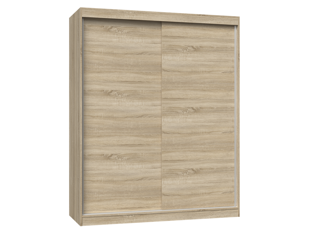 Szafa Przesuwna Topeshop Iga 160 cm Drzwi Przesuwne Dąb Sonoma 61x160x200 cm 1 szt.