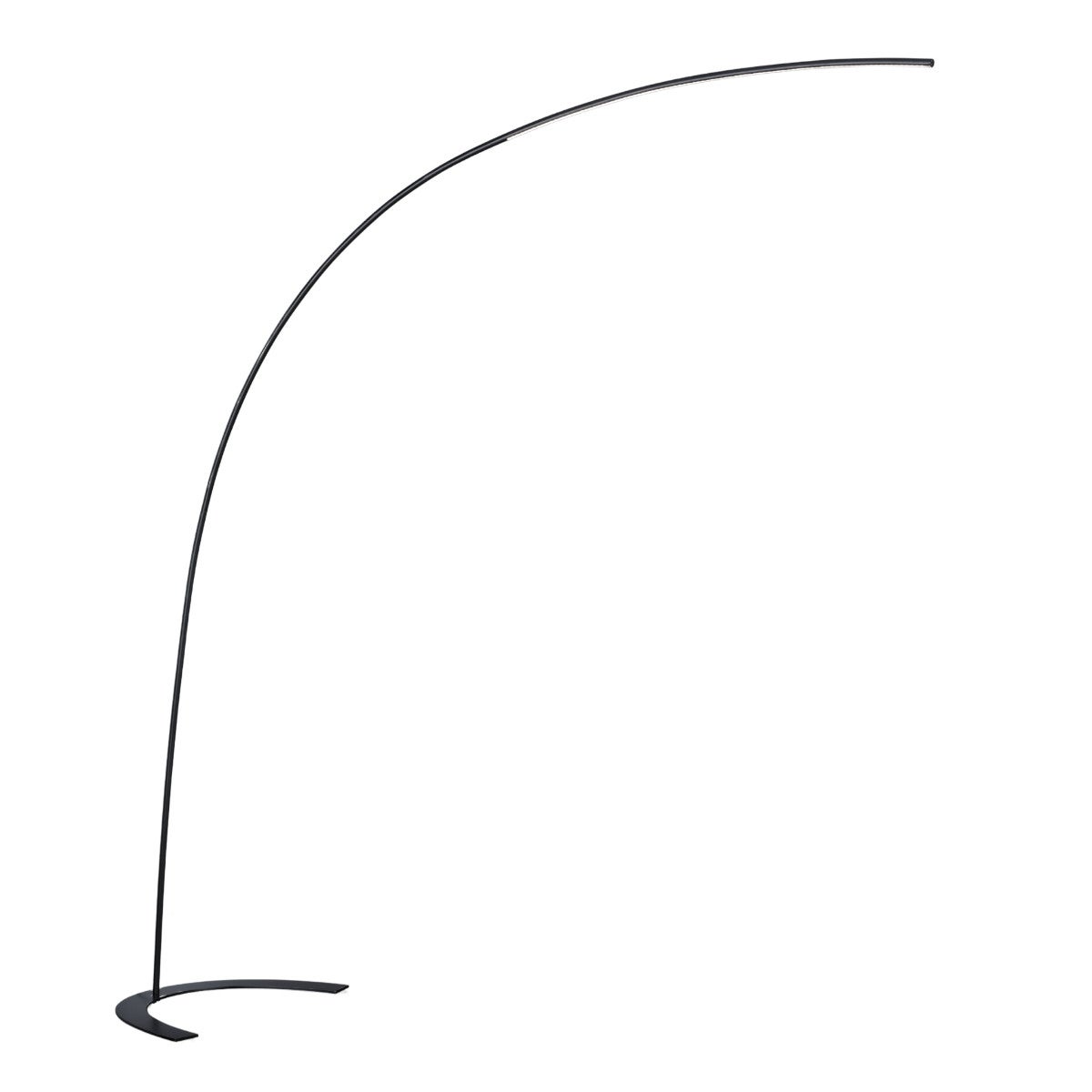 Lampa podłogowa stojąca Shanghai czarna LED 18W 3000K 1800lm wym: 210 x 62 x 62 cm metal Trio