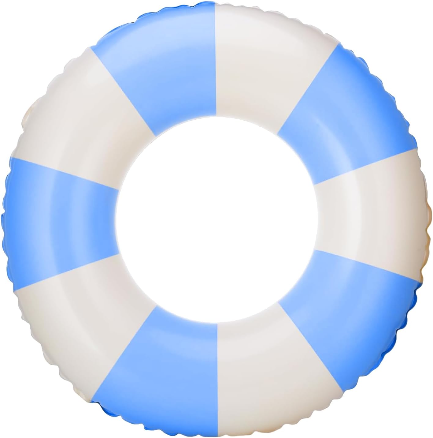 Flotador inflable de rayas para adultos, ideal para vacaciones en la